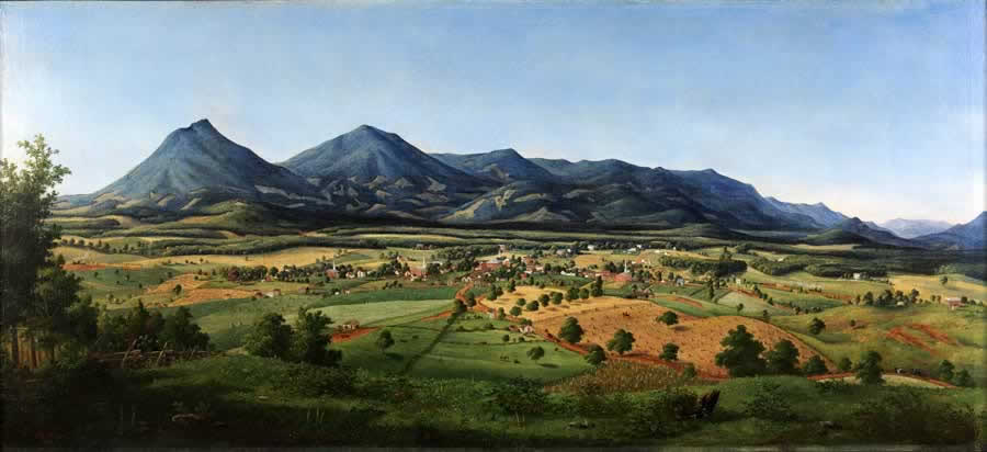 Painting by Edward Beyer, 1855, Peaks of Otter